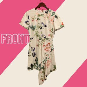 Stylestalker Garden Floral Asymmetrical Dress